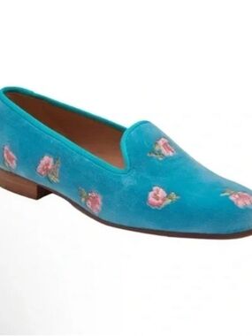 LoveShackFancy x Stubbs & Wootton Roses Slipper Loafers US Size: 8.5